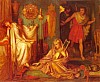 Rossetti Dante, Gabriel (1828-1882) - Le retour de Tibulle.JPG